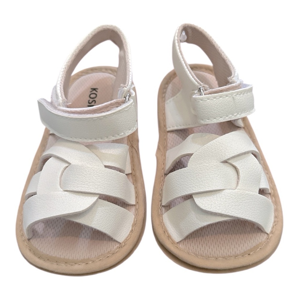 Koshine Baby Sandals Cream | Size 12–18 Months